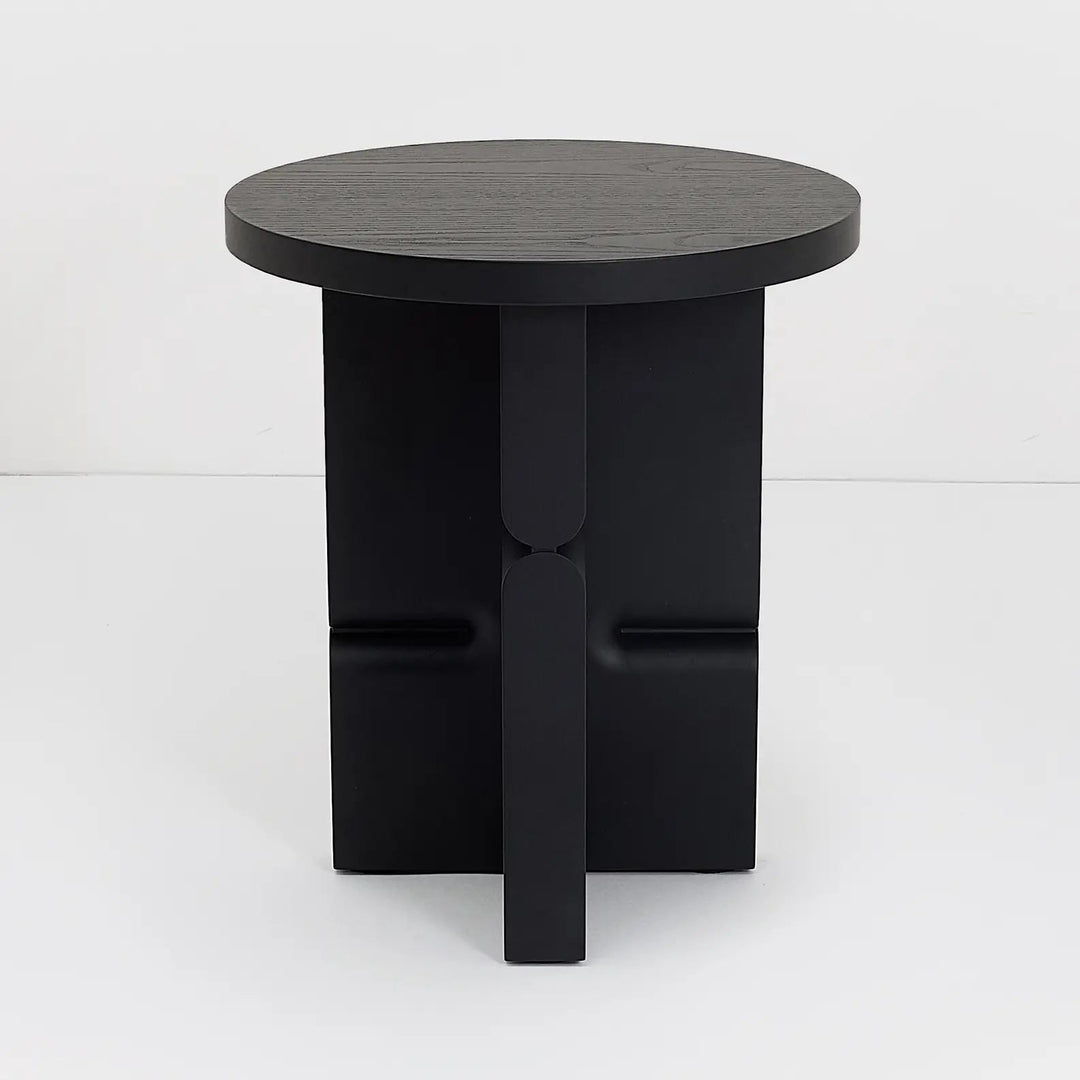 Nobodinoz Coloured Wood Stool Side Table in Black - PRE ORDER
