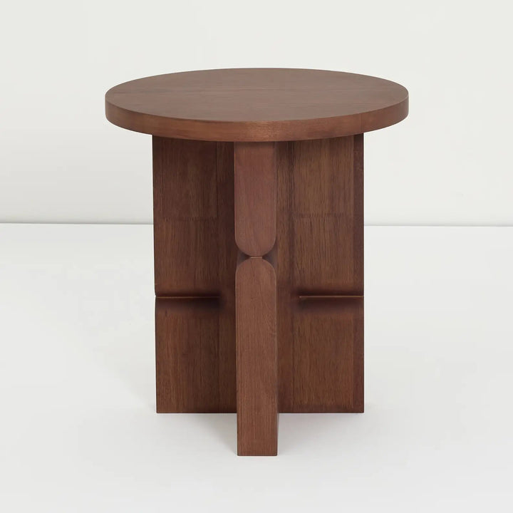 Nobodinoz Stained Wood Stool Side Table - PRE ORDER