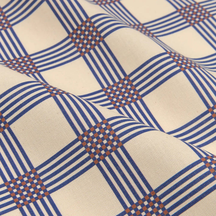 Nododinoz Small Tablecloth in Small Blue Grid