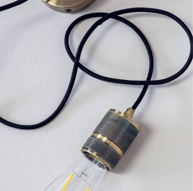 Antik messing Urban Light Pendant