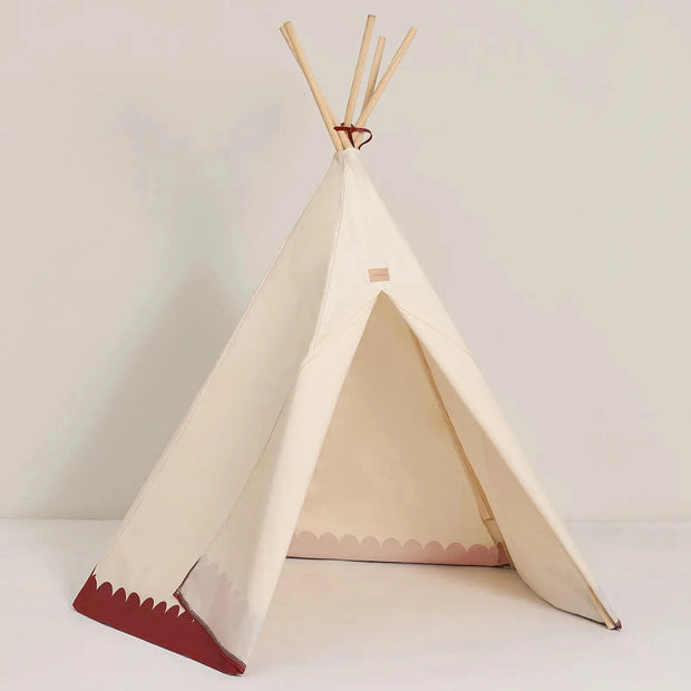 Arizona Vibes Teepee in Carmine by Nobodinoz - PRE-ORDER