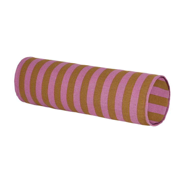 Nobodinoz Vibes Cylinder Cushion Pink Curry