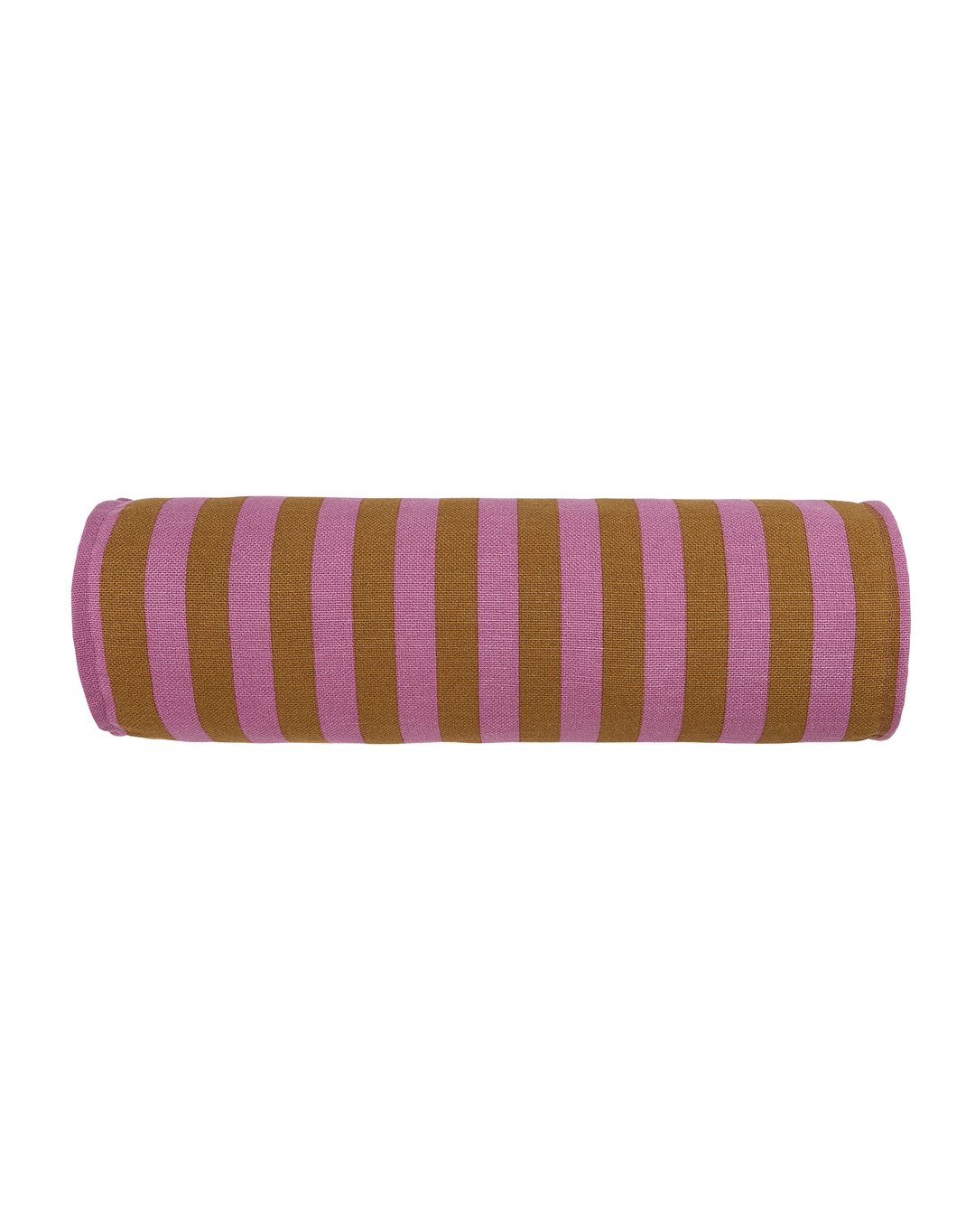 Nobodinoz Vibes Cylinder Cushion Pink Curry