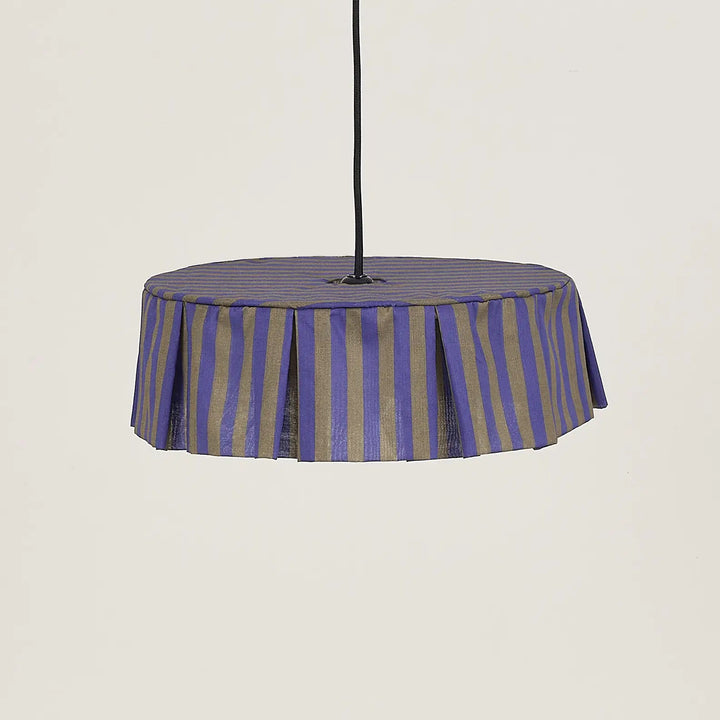 Nododinoz Pendant Lampshade in Indigo Stripes 40cm