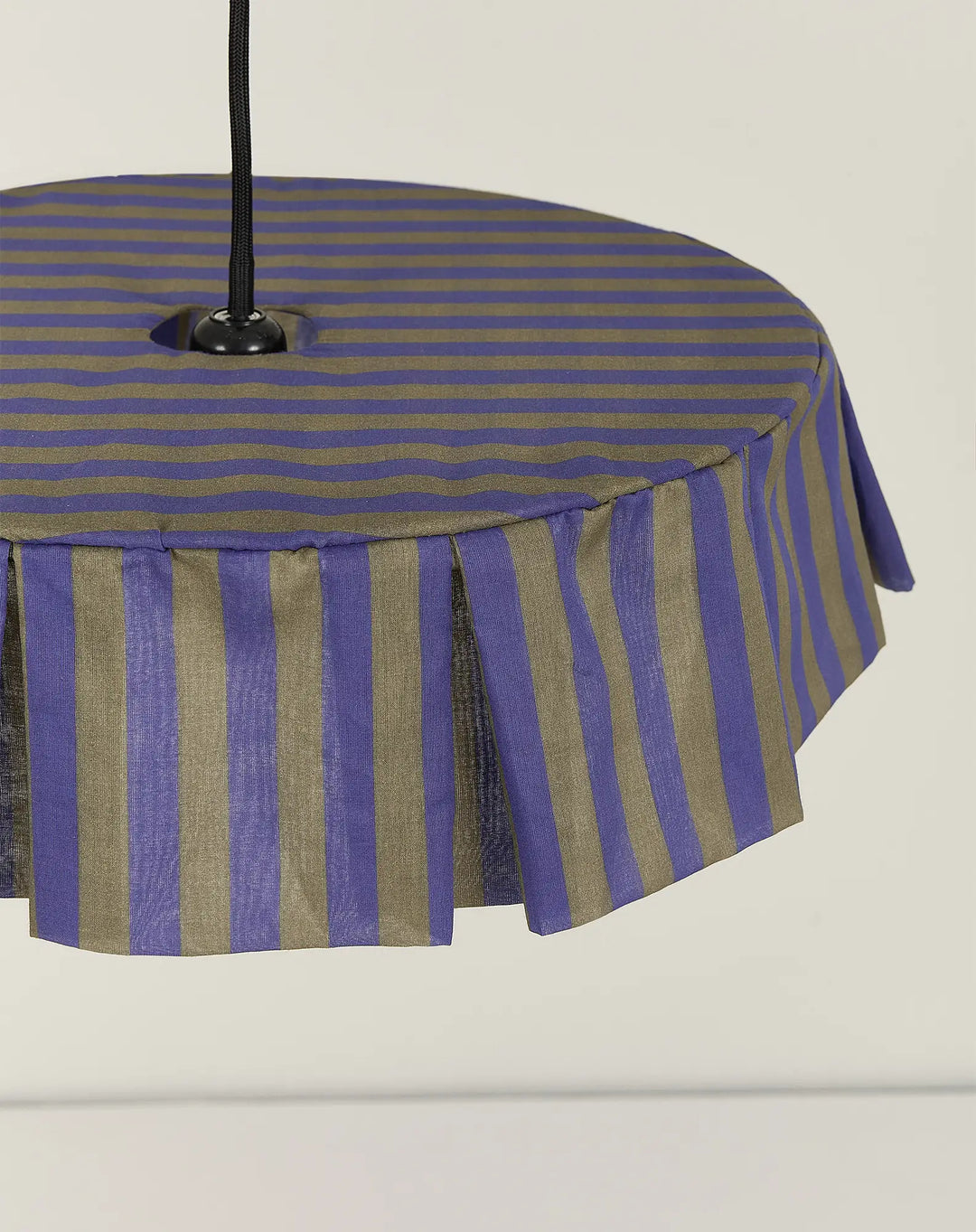 Nododinoz Pendant Lampshade in Indigo Stripes 40cm