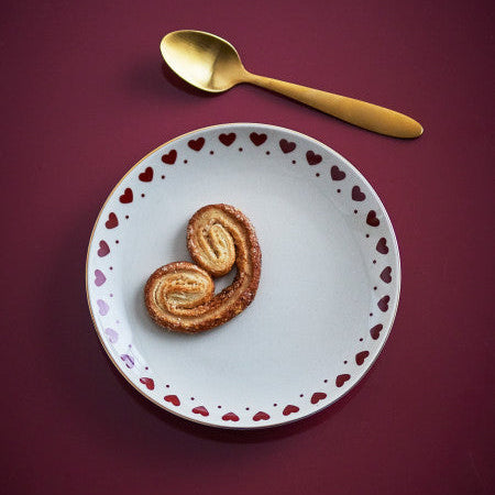 Jolly Heart Stoneware Plate Small