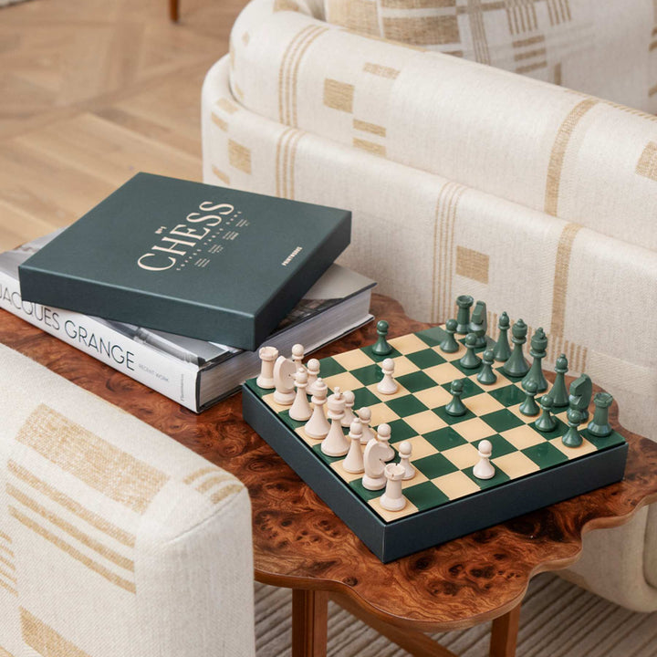 Printworks Classic Art of Chess Game Dark Green