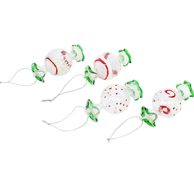 Set OF Four Assorted Festive Sweetie Tree Decorations