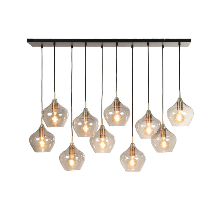 Holborn Multi Track pendel - røget glas