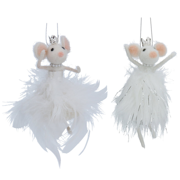 Snow Queen Mouse Christmas Decoration