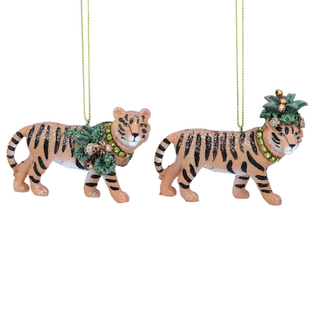 Tropical Tiger Christmas Decoration