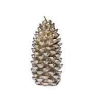 Christmas Pinecone Candle - Pale Gold