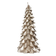 Francesca Christmas Tree Candle - Champagne