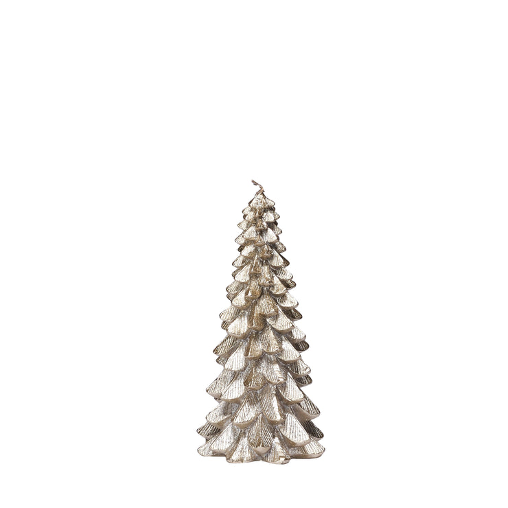 Francesca Christmas Tree Candle - Champagne
