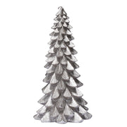 Francesca Christmas Tree Candle - Silver