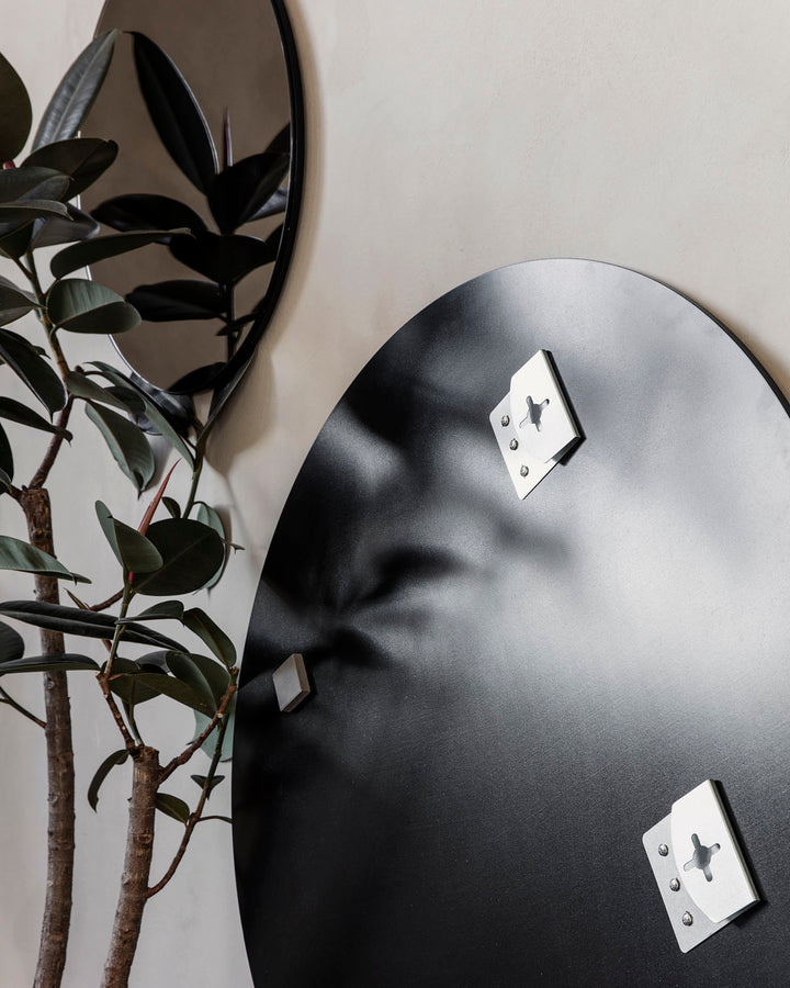 Farvet rosa guld spejl