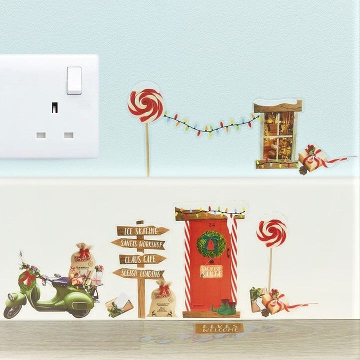 Pakke med 14 Elf Wall Stickers