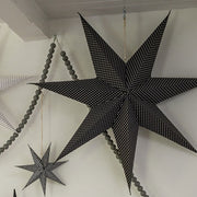 Set of Three Of Monochrome Paper Stars