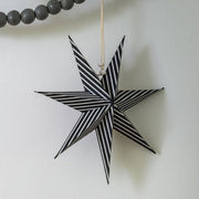 Set of Three Of Monochrome Paper Stars