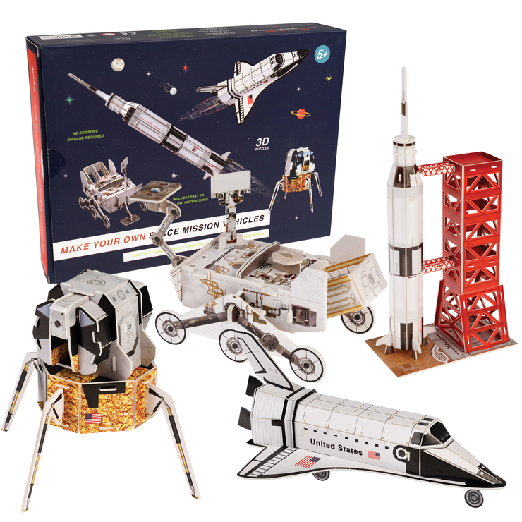 Make Your Own Space Mission Vehicles Kits
