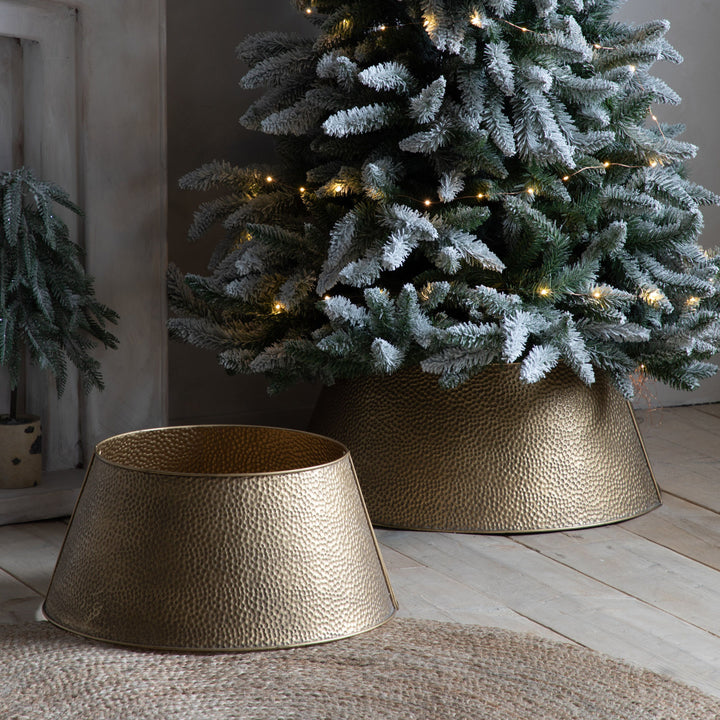 Zimi Hammered Metal juletræsnederdel