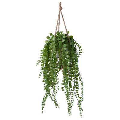Faux Hanging String of Nickels Trailing Plant