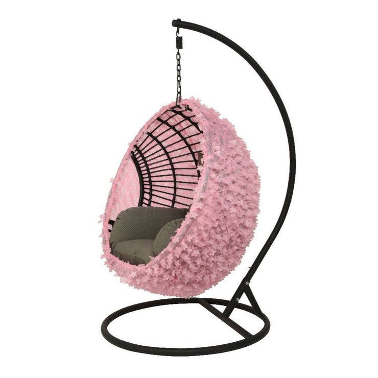 Indoor Outdoor Egg Chair Cover / Petal Pink