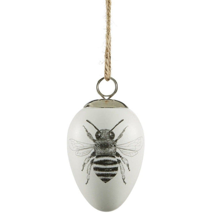 Porcelain Bumble Bee Easter Decoration