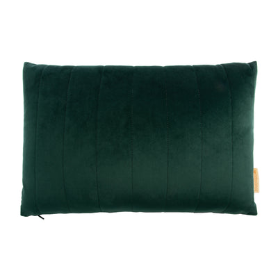 Akamba Velvet Cushion in Jungle Green by Nobodinoz