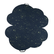 Cloud Foldable Eco Floormat in Gold Stella/Night Blue by Nobodinoz