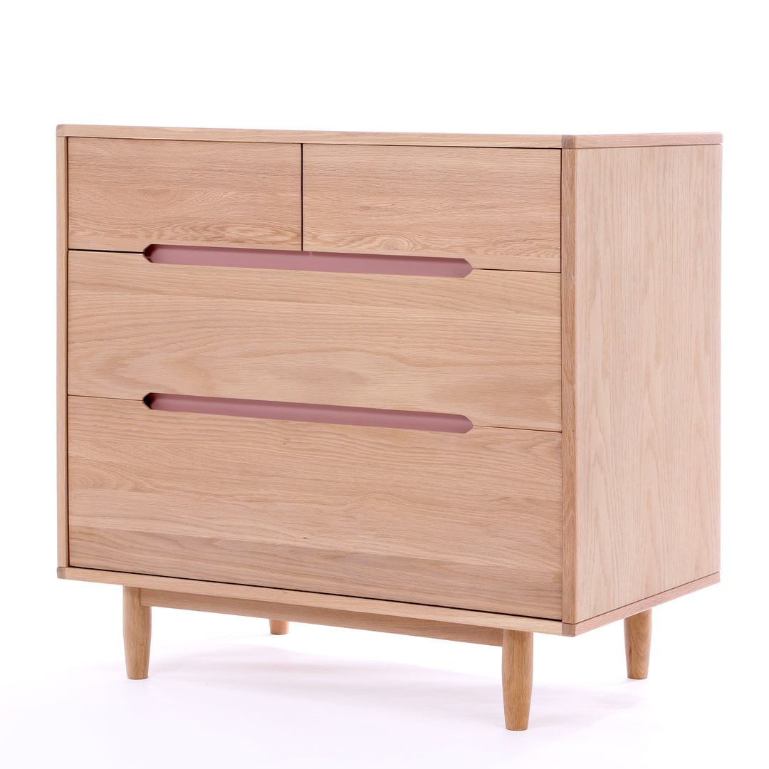 Pure Oakwood Kommode / Puslebord fra Nobodinoz