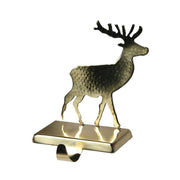 Reindeer Stocking Holder in Gold