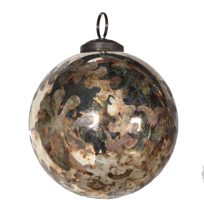 Bronzed Patina Christmas Bauble