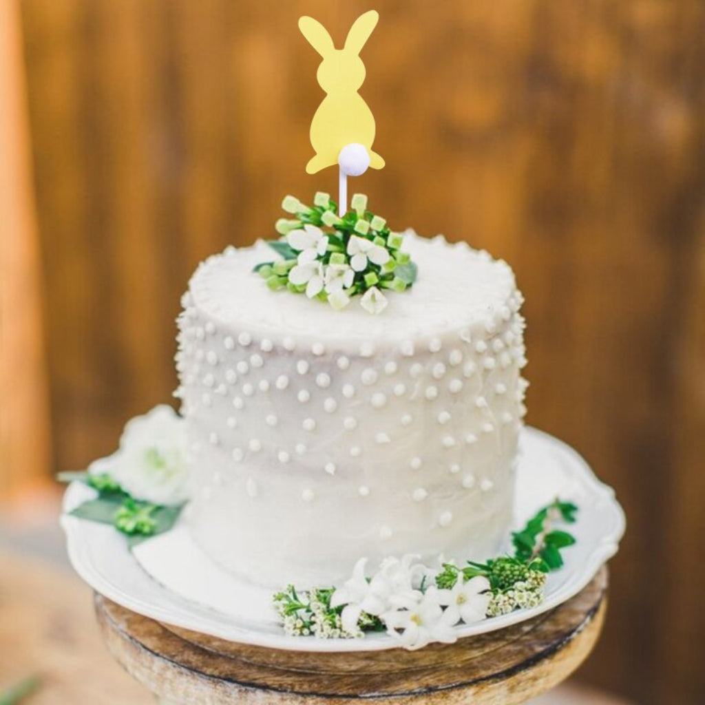 Sæt med fem pastelkaniner