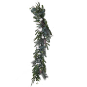 Mistletoe , Pinecone and Bauble Christmas Garland