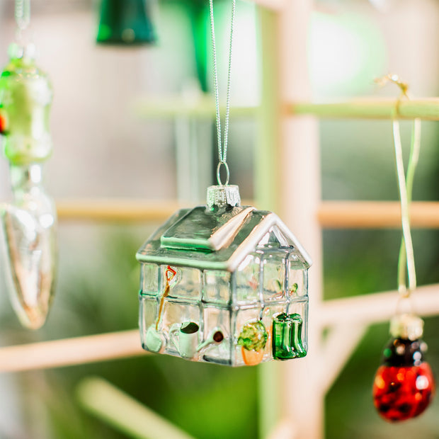 Mini Greenhouse Christmas Tree Decoration