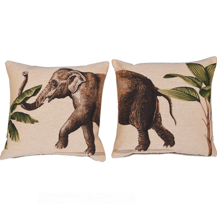Tropical Elephant Cushion Two Part Set
