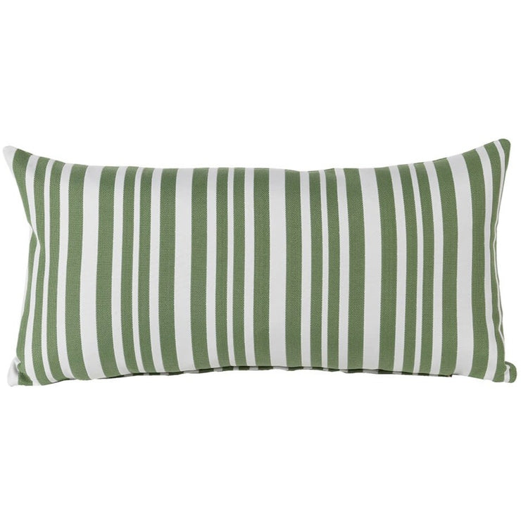 Olive Pinstripe Cushion