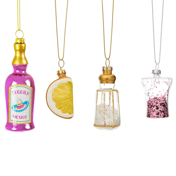 Set Of Four Tequila Decorations