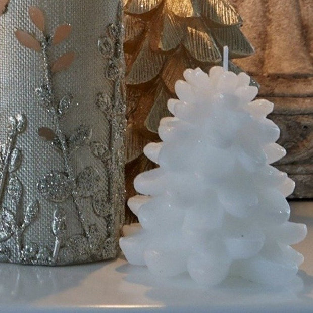 Christmas Pinecone Candle - Ivory