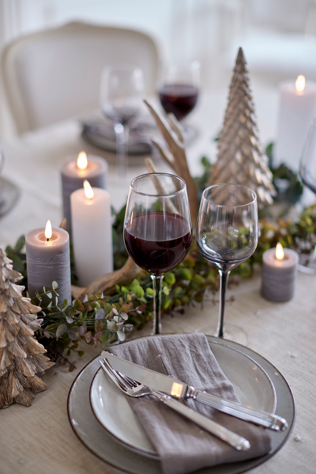 Francesca juletræslys - Sølv