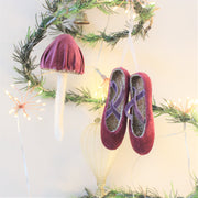 Décoration d'arbre de Noël de pantoufles de ballerine