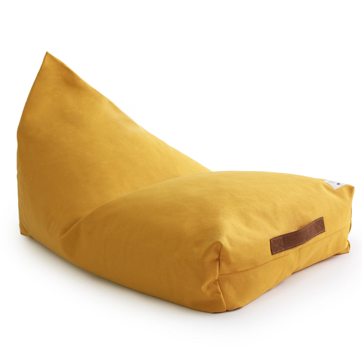 Oasis sækkestol i Farniente Yellow fra Nobodinoz