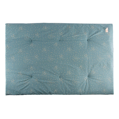 Futon Eden en Confettis Vert Magique / Or par Nobodinoz