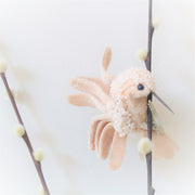 Pink And Pearl Hummingbird Clip On Decorations