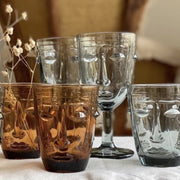 Amber Face Tumblers - Set of 6
