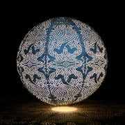 Lanterne Solaire Marocaine - Globe Bleu