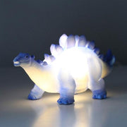 Blå Stegosaurus Natlys