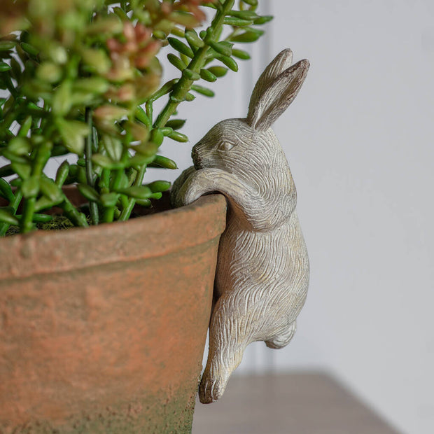 Natural Hare Pot Hanger Decoration