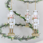 Set Of Four Nutcracker Tree Decorations